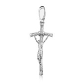 Pandantiv cruce argint DiAmanti K0057R-DIA